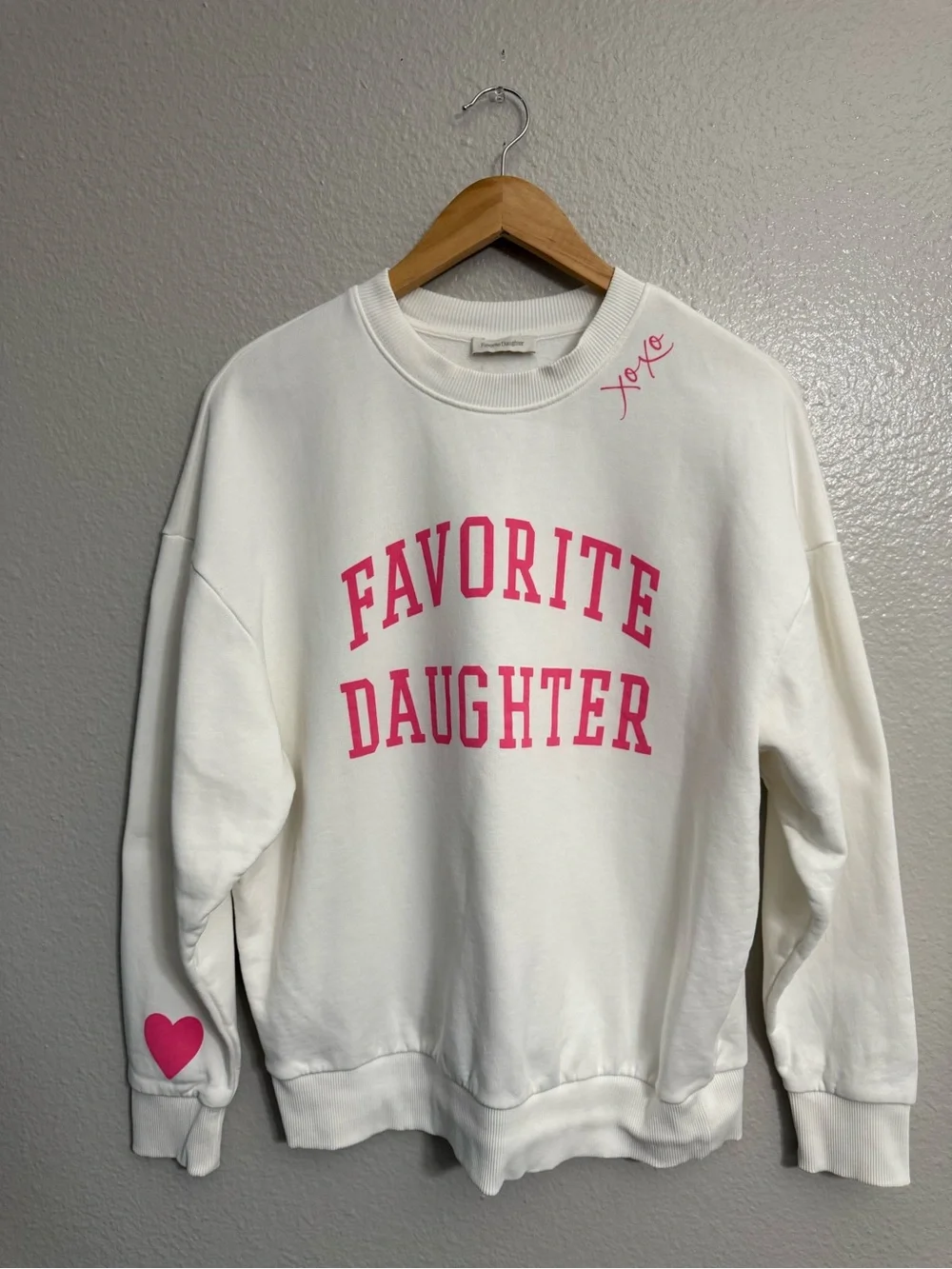 FAVORITE DAUGHTER Valentines Day Collection Sweatshirt Crewneck